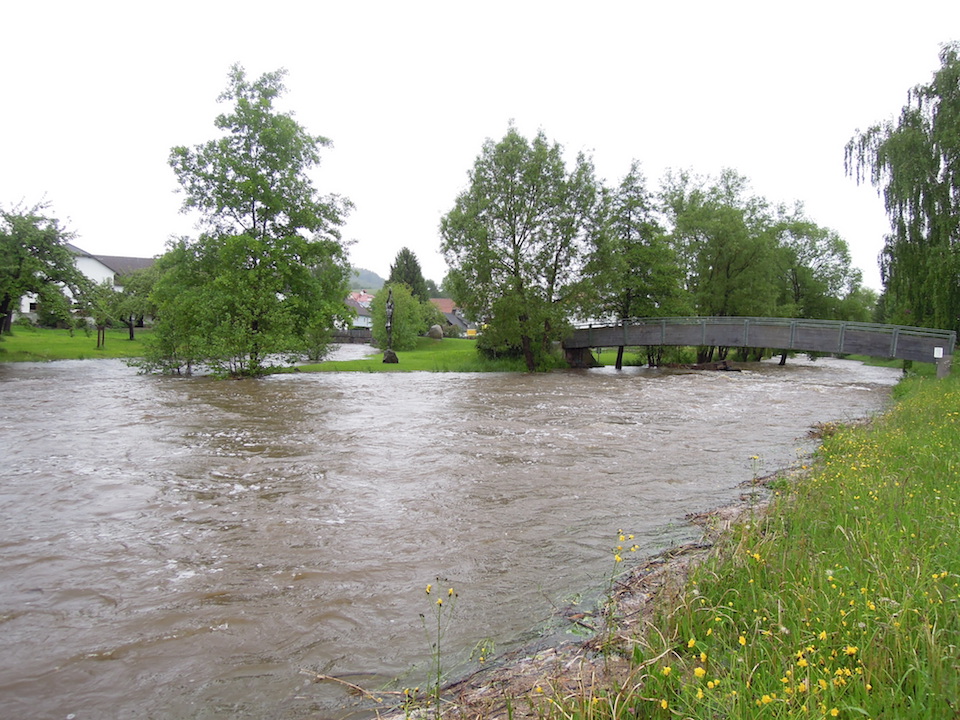 Hochwassergefahr Zwettl an der Rodl